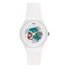 Swatch SUOW100 White Lacquered Watch