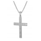 trendor 63560 Herren-Halskette mit Kreuz-Anhänger