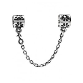 Pandora 790385 Silver Safety Chain Flower