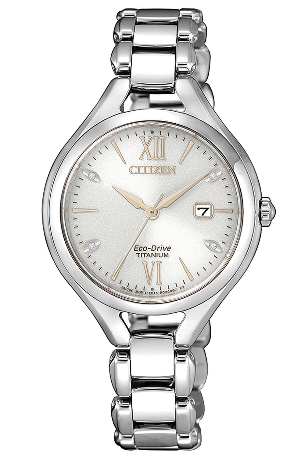 EW2560-86A Damen-Armbanduhr Eco-Drive Titan