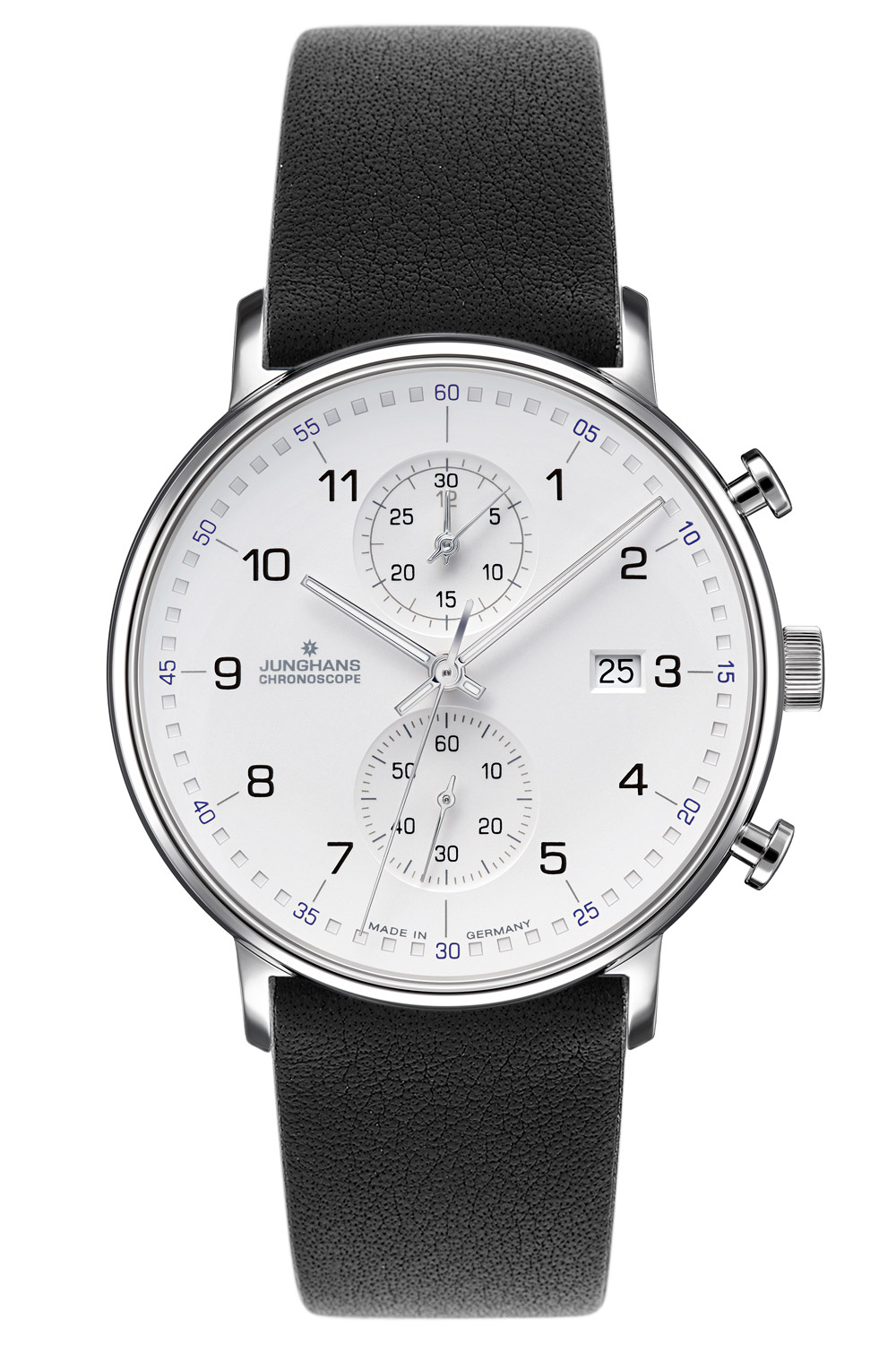 041/477-Schwarz Herrenuhr Chronoscope Form C