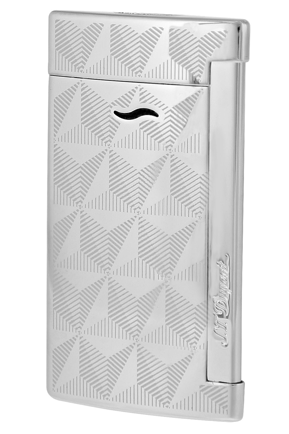 027728 Feuerzeug Slim 7 Grafik Chrom