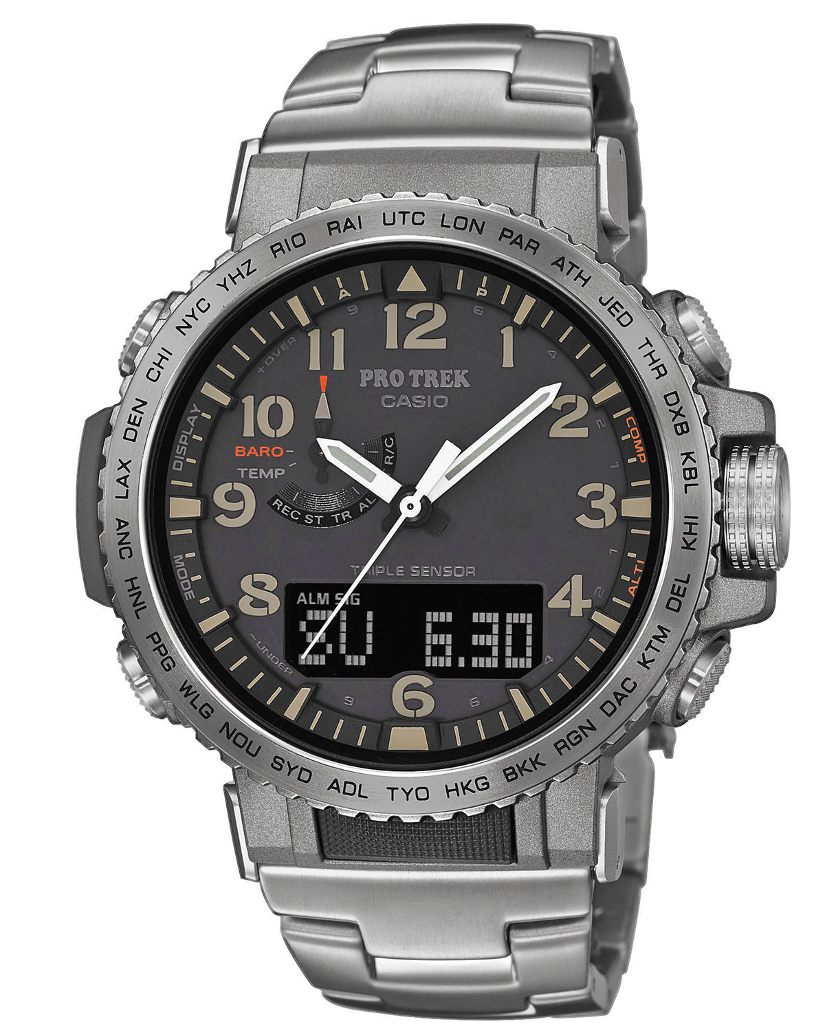 PRW-50T-7AER Pro Trek Funk-Solaruhr Outdoor-Uhr