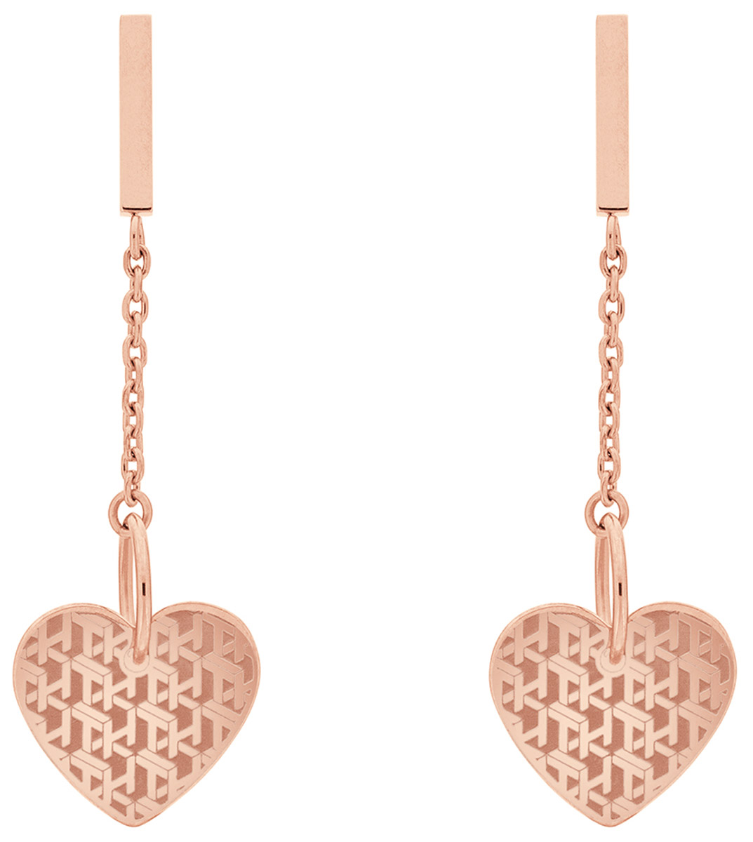 2780304 Damen-Ohrringe Ohrhänger Herz Edelstahl