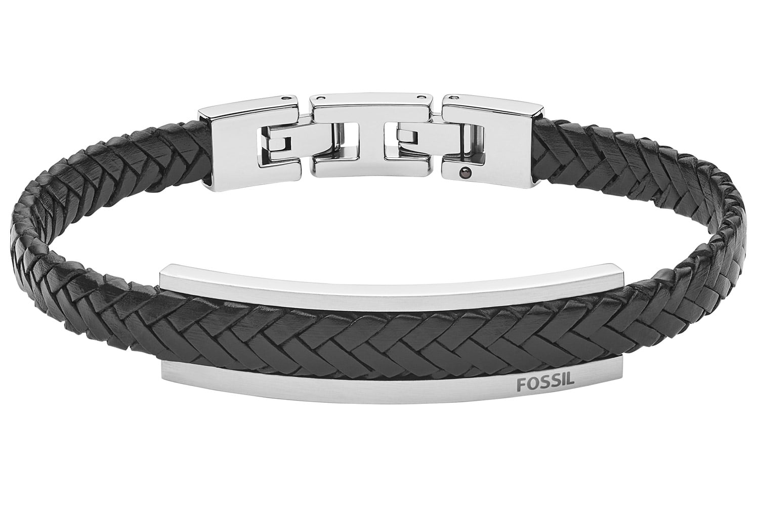 JF03437040 Herren-Armband Leder Schwarz