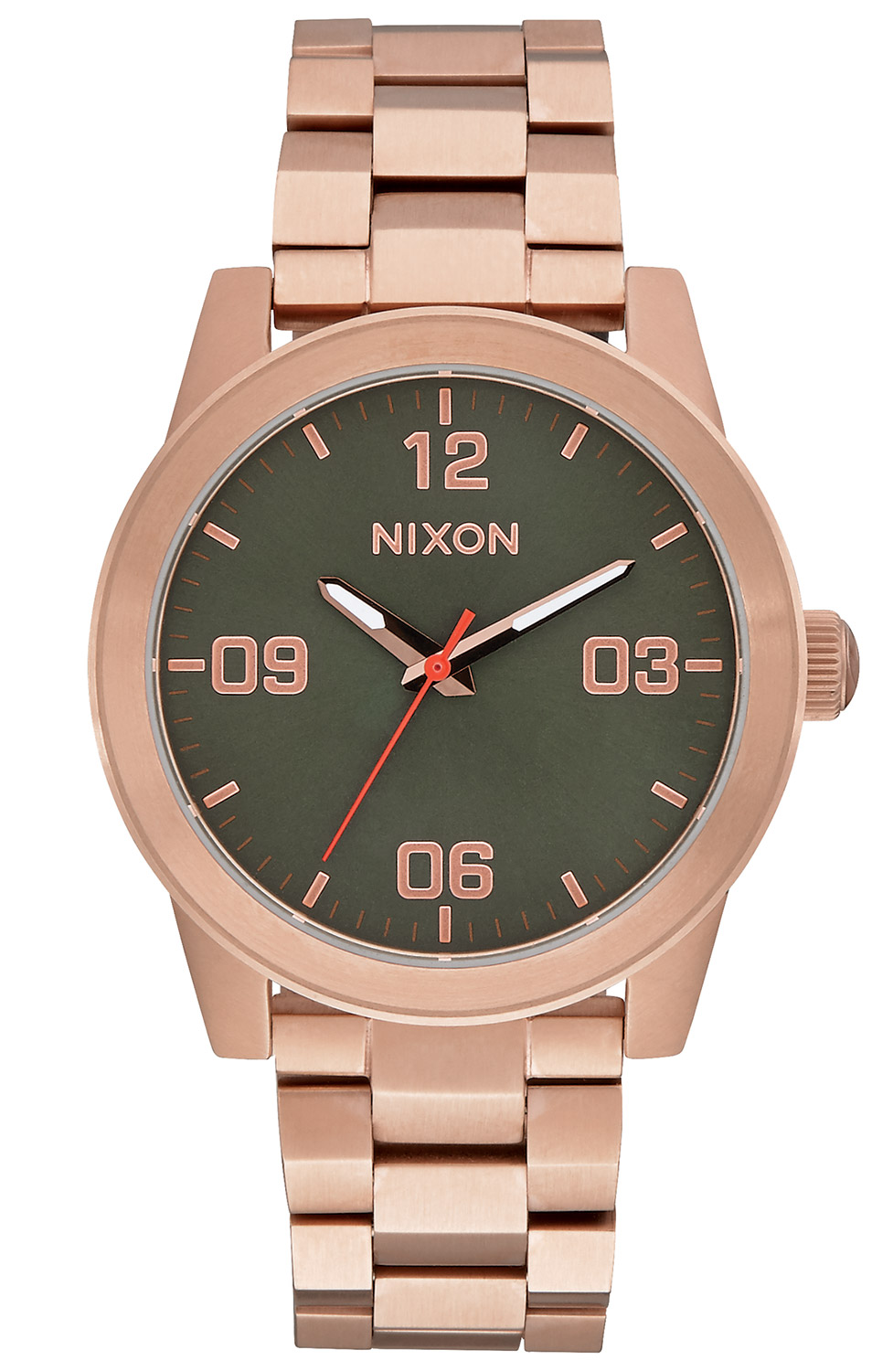 A919 2283 G.I. SS Rose Gold/Green Damenuhr