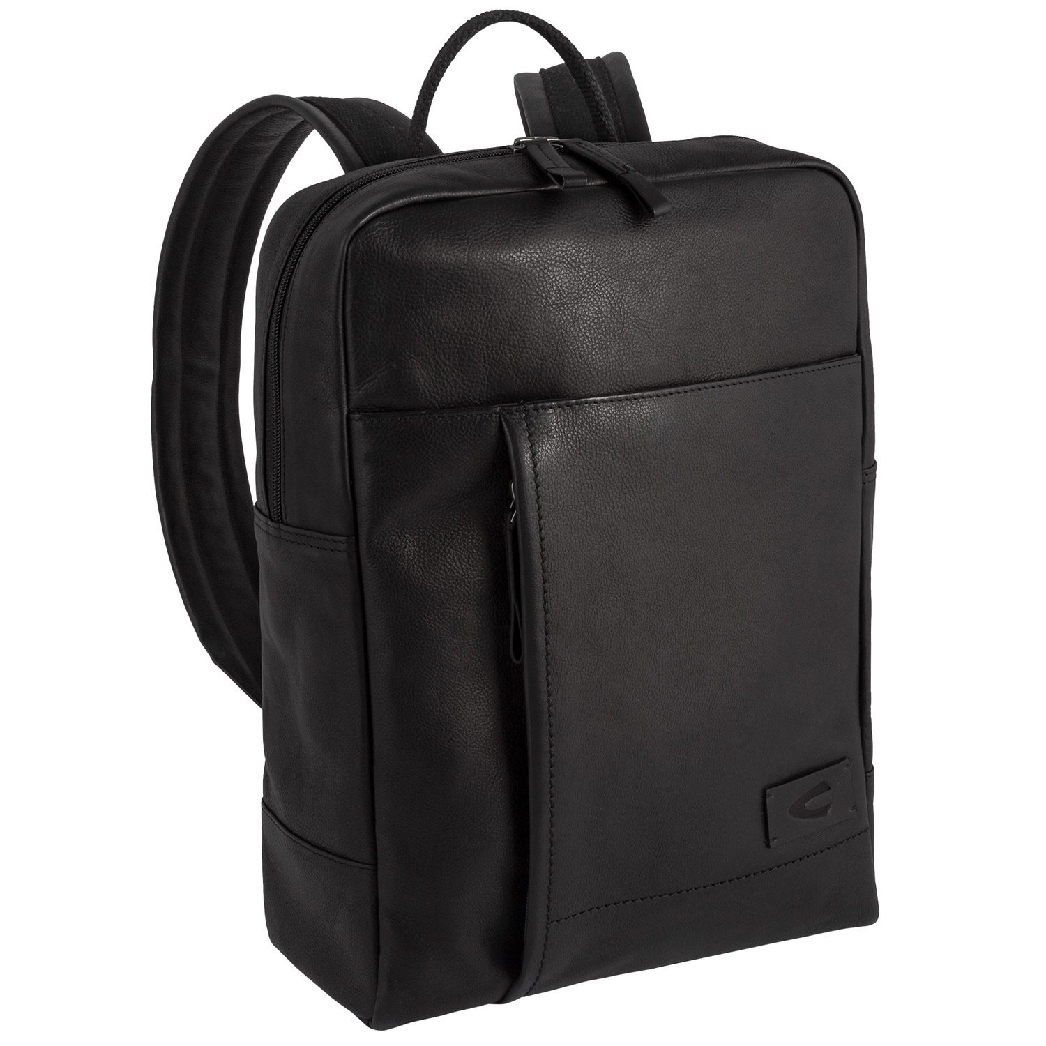 290-201-60 Herren-Rucksack Laredo Leder Schwarz mit Labtopfach