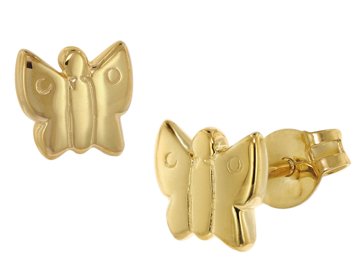 48634 Ohrringe für Kinder Gold 333 Schmetterling