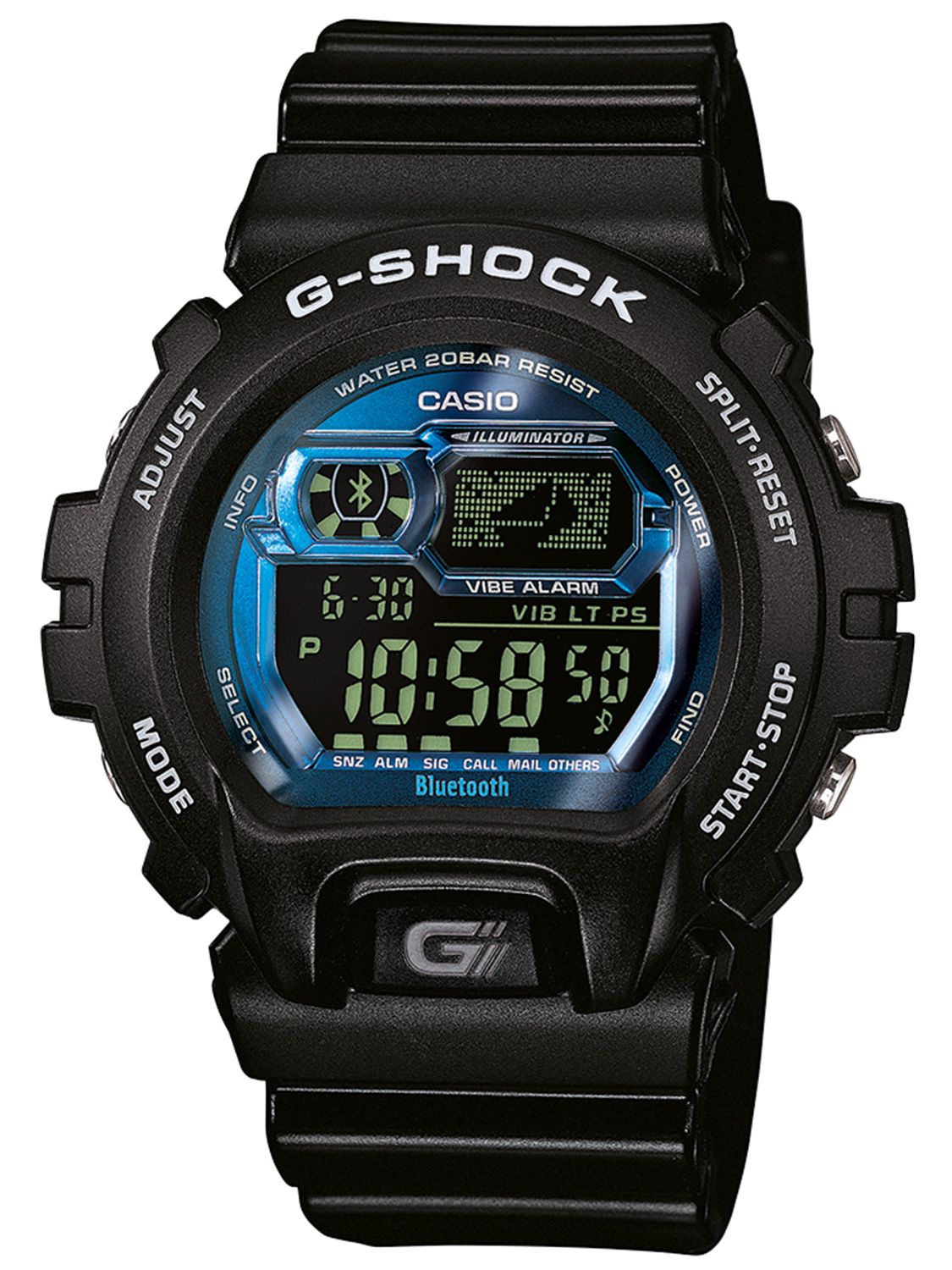 ... Home Casio G-Shock Watches GB-6900B-1BER Bluetooth Mens Digital Watch