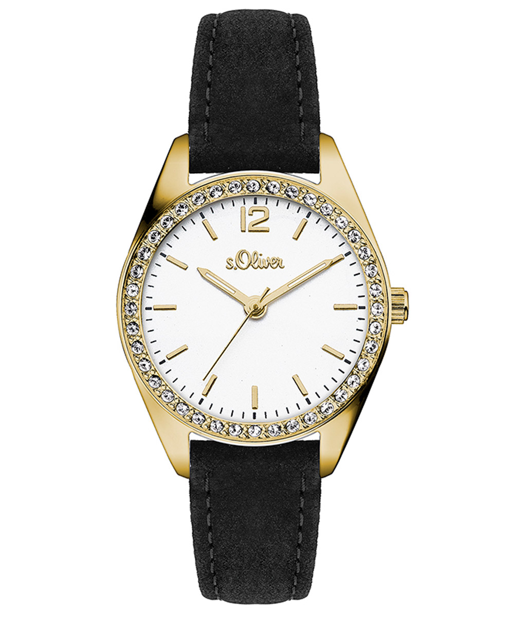 SO-3388-LQ Damenuhr mit Lederband