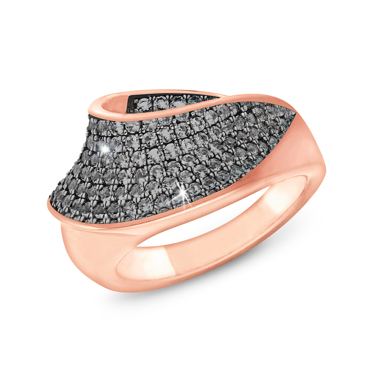 202350 Silber Damenring Rosé