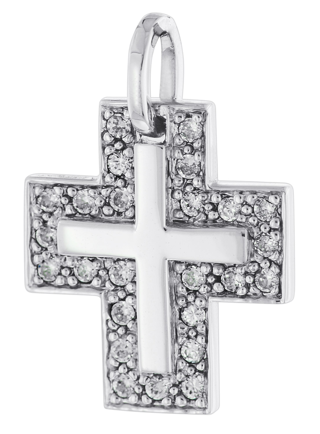 64437 Silber Kreuz-Anhänger