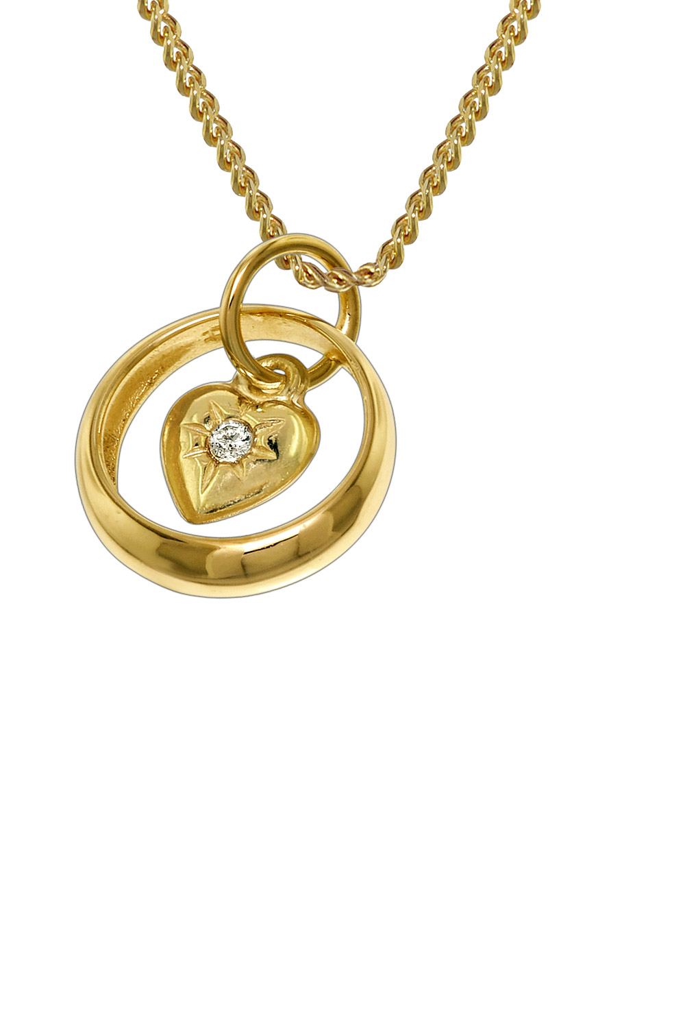 35804 Taufring Anhänger Gold 333