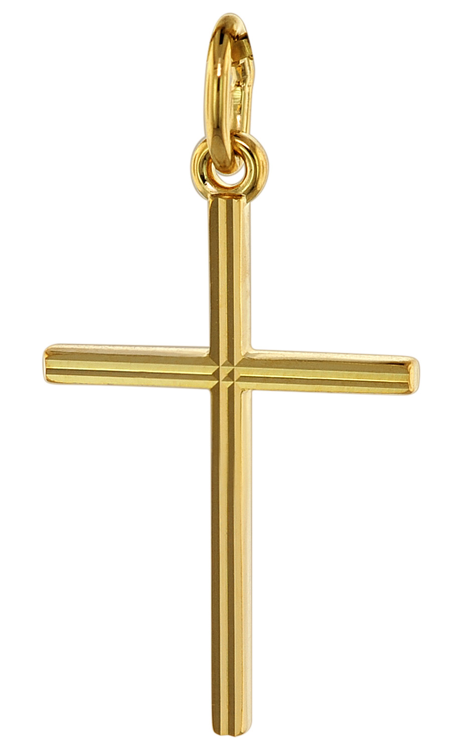 75315 Anhänger Kreuz Gold 750 (18 Karat) 19 mm