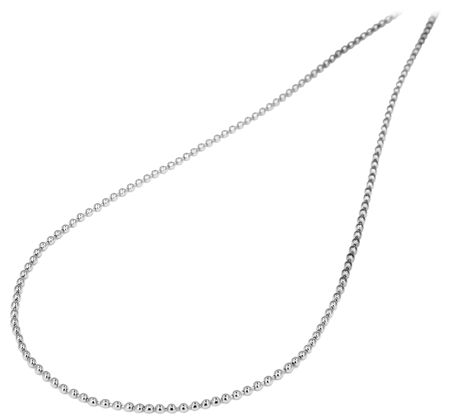 72269 Halskette für Herrren Edelstahl Kugelkette 50 cm