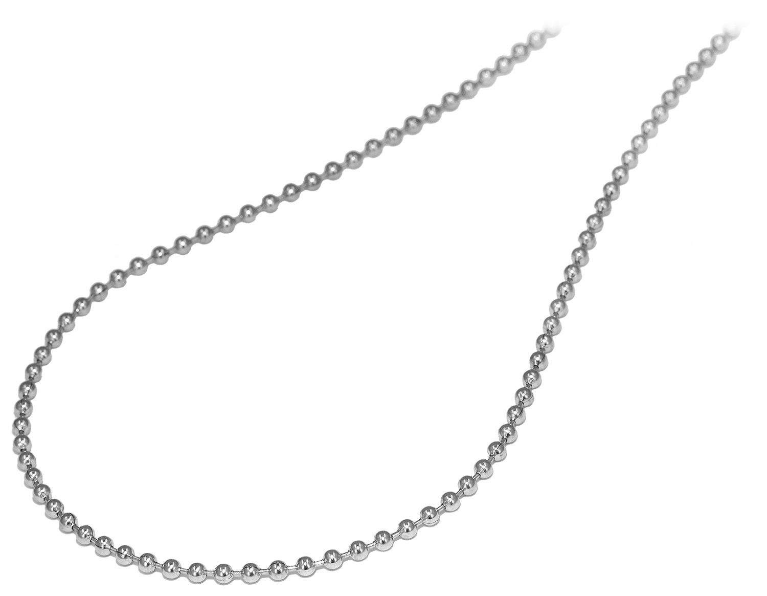 71583 Kette für Herren Edelstahl Kugelkette