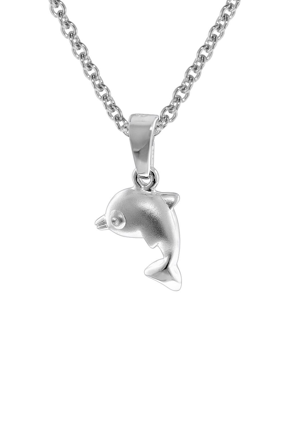 08473 Kinder-Halskette mit Delfin-Anhänger Sterlingsilber 925