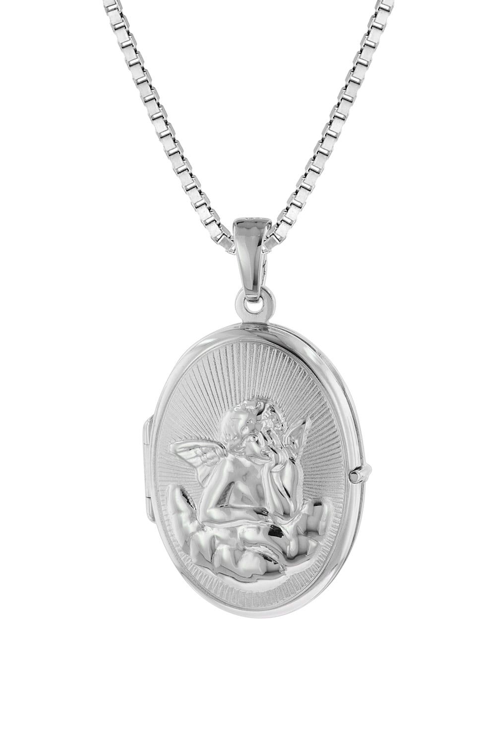 08529 Medaillon Amor mit Venezianer Kette Silber 925