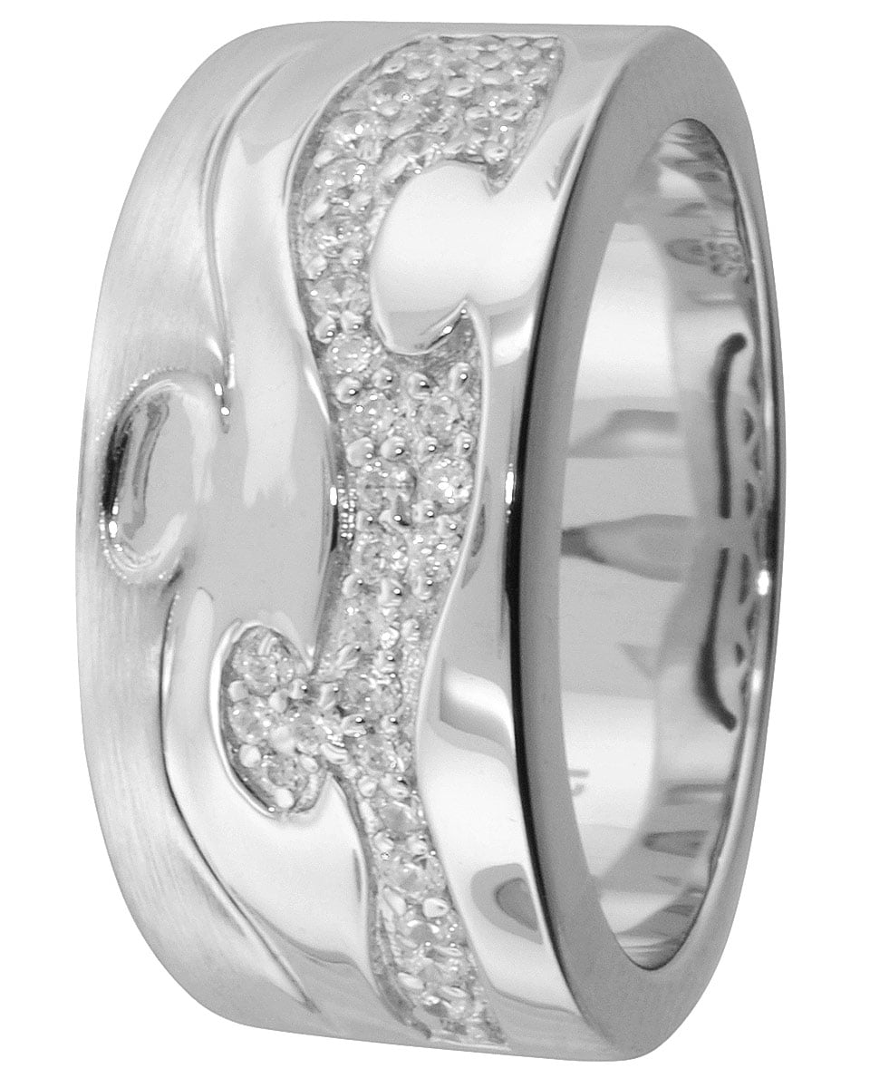 67360 Silber Ring Arabesk