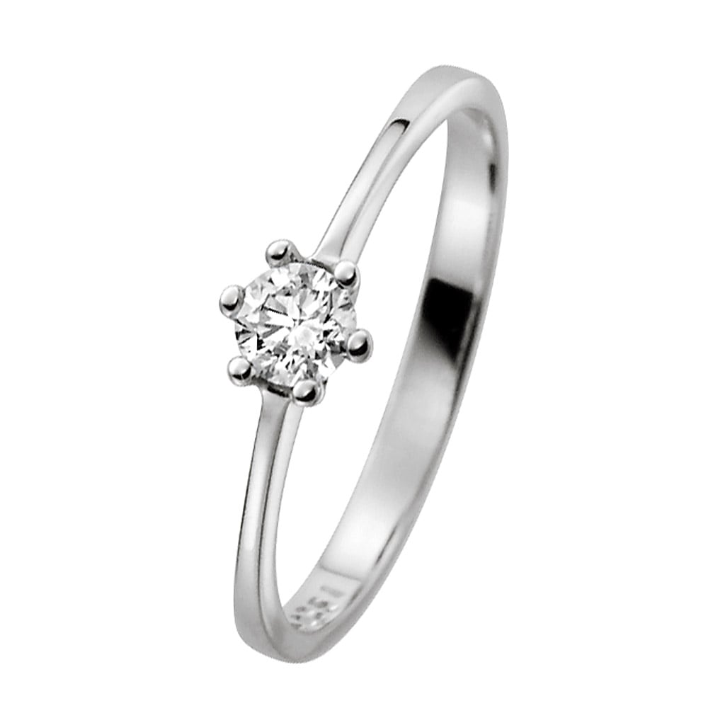 532456 Diamant-Ring für Heiratsantrag 585 Weißgold