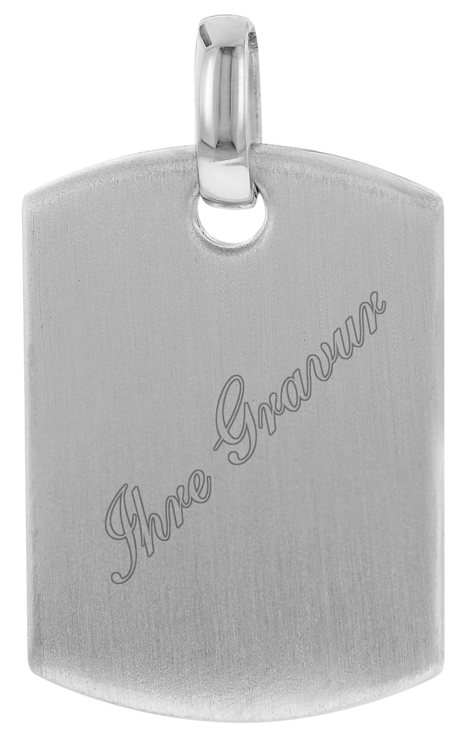 78834 Silber Gravur-Anhänger für Herren