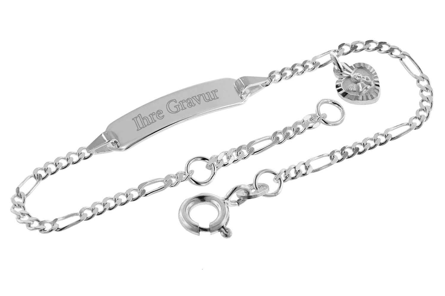39512 Gravur-Armband für Baby und Kleinkind 925 Sterlingsilber 14 cm