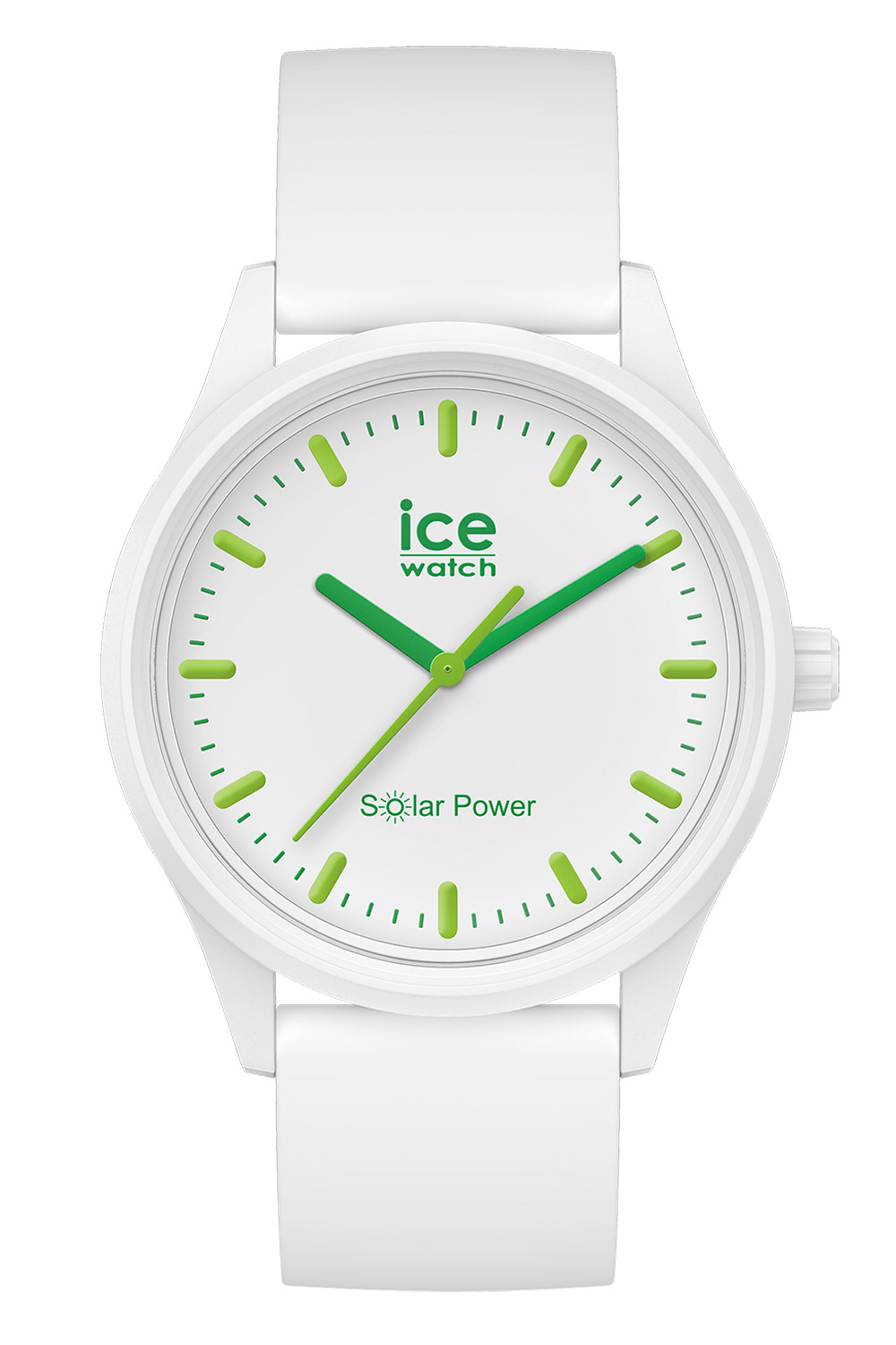 018473 Solar-Armbanduhr S Weiß/Grün