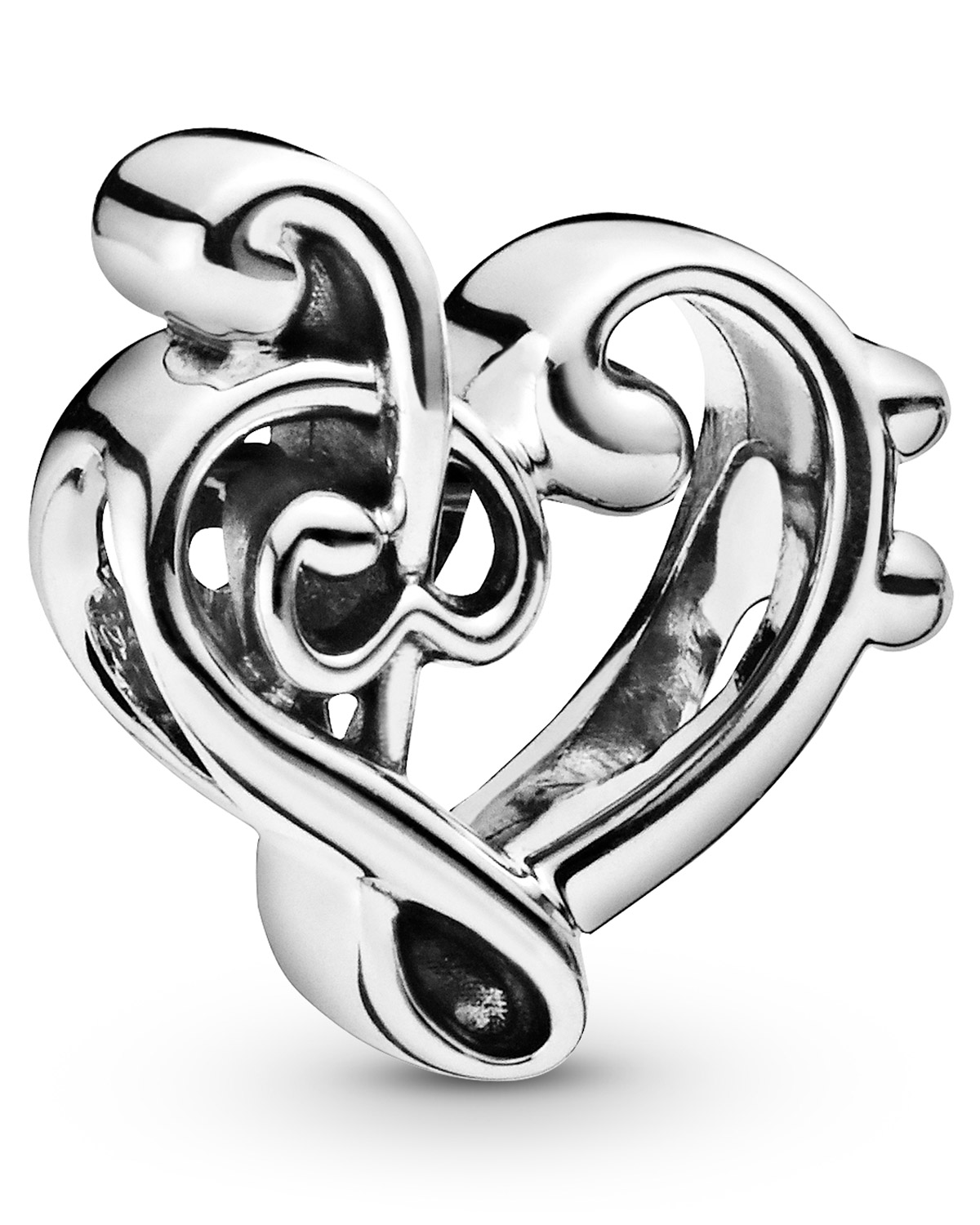 798346 Charm Heart Treble Clef