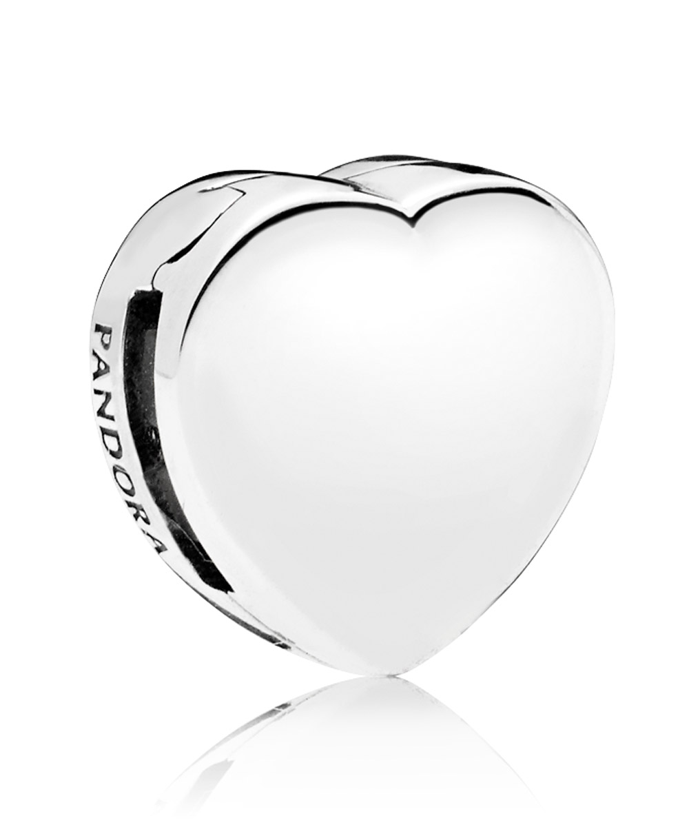 797620 Reflexions Clip Charm Herz Silber