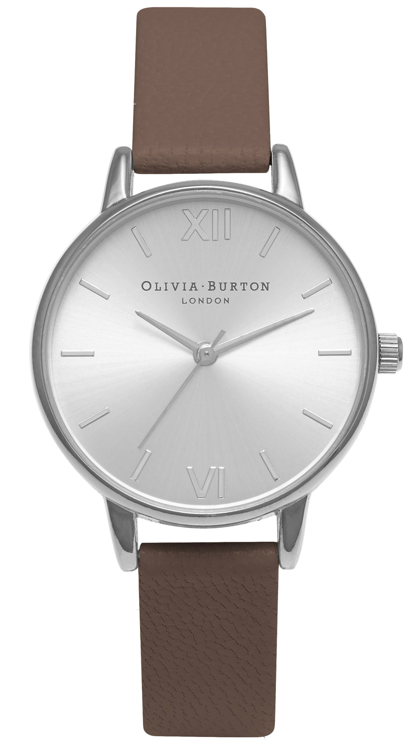 OB15MD38 Midi Dial Taupe Silver Damenuhr