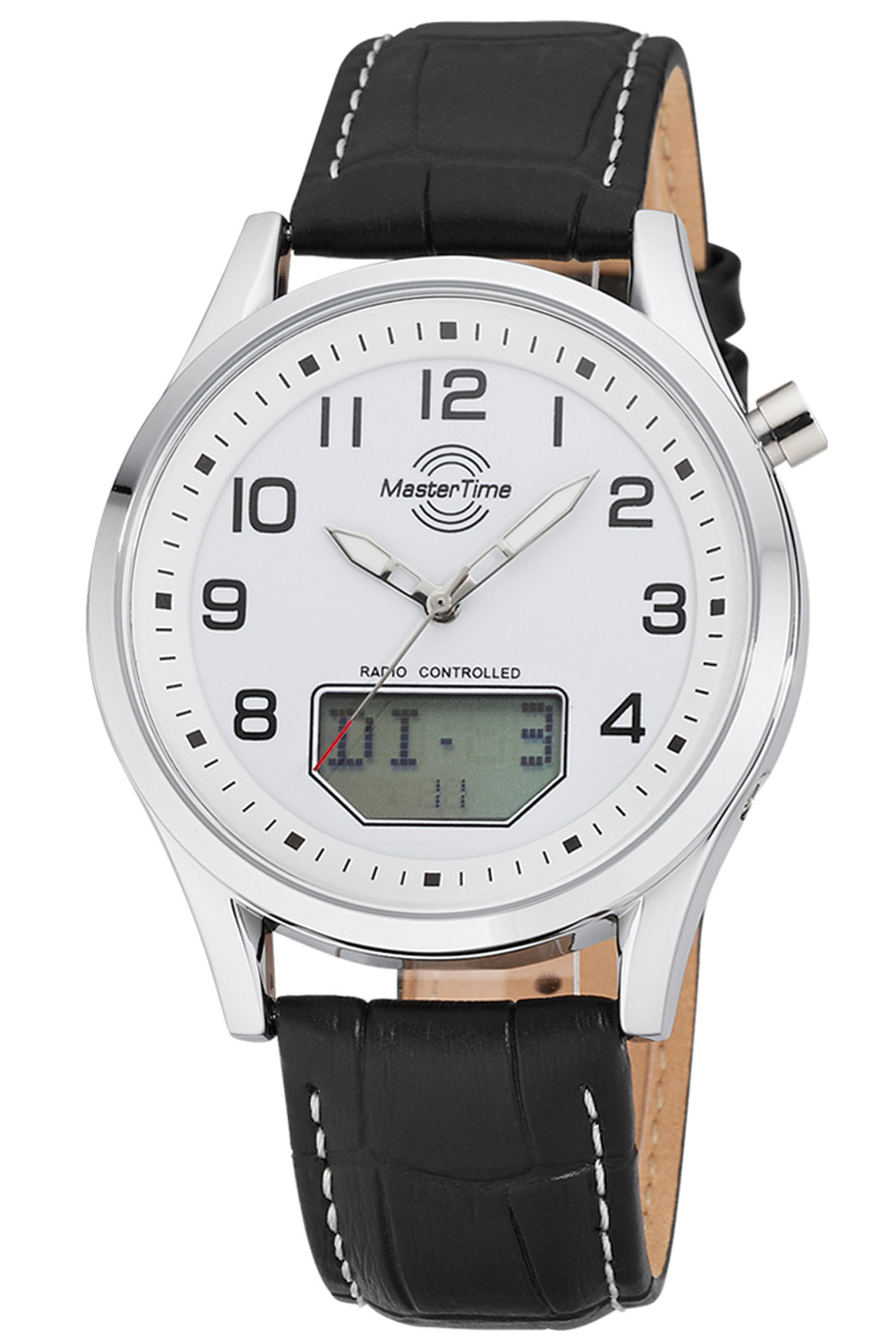 MTGA-10716-20L Herren-Funkuhr Specialist Big Date mit Lederband