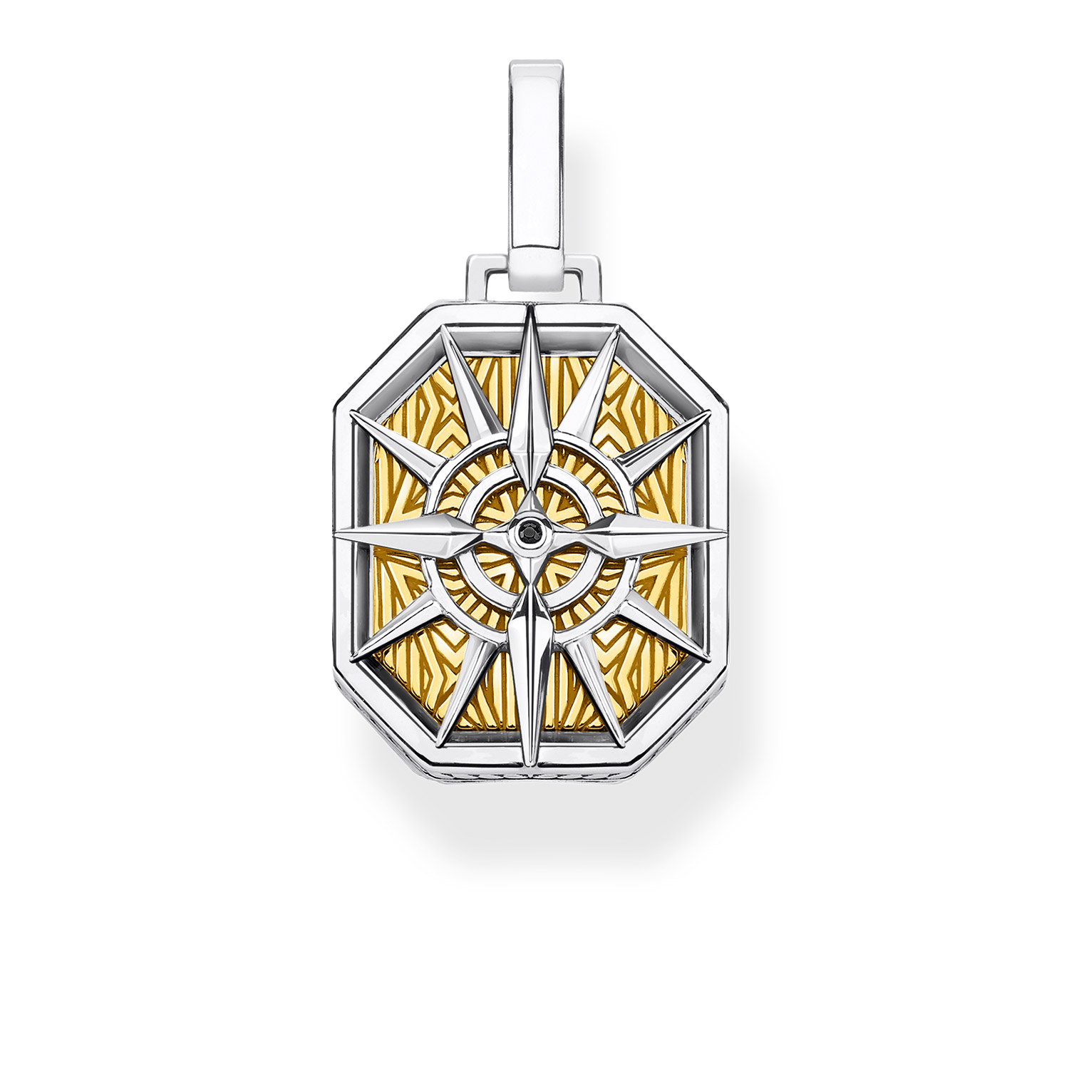 PE867-849-7 Anhänger Kompass goldfarben