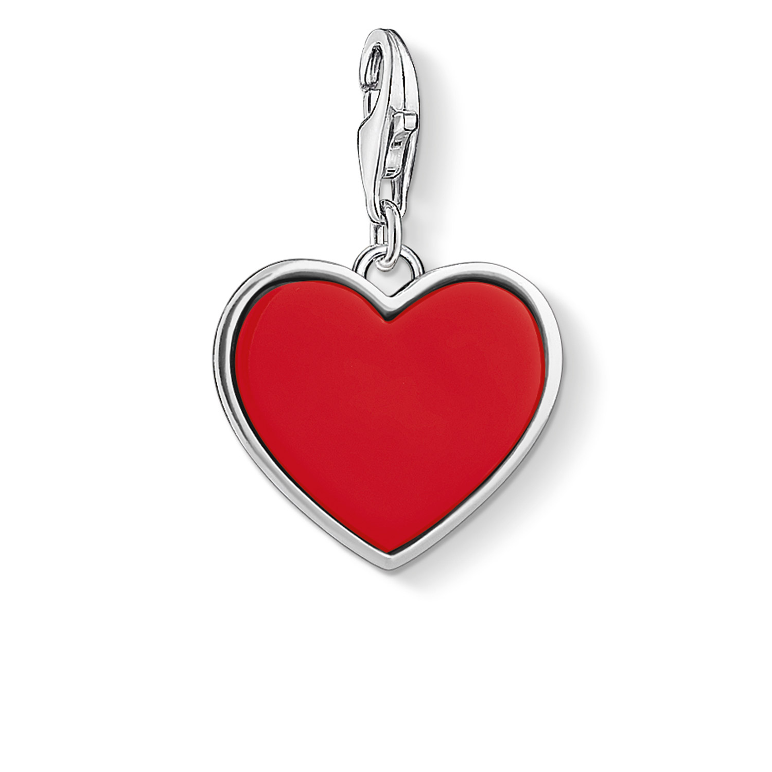 1471-337-10 Charm-Anhänger Rotes Herz