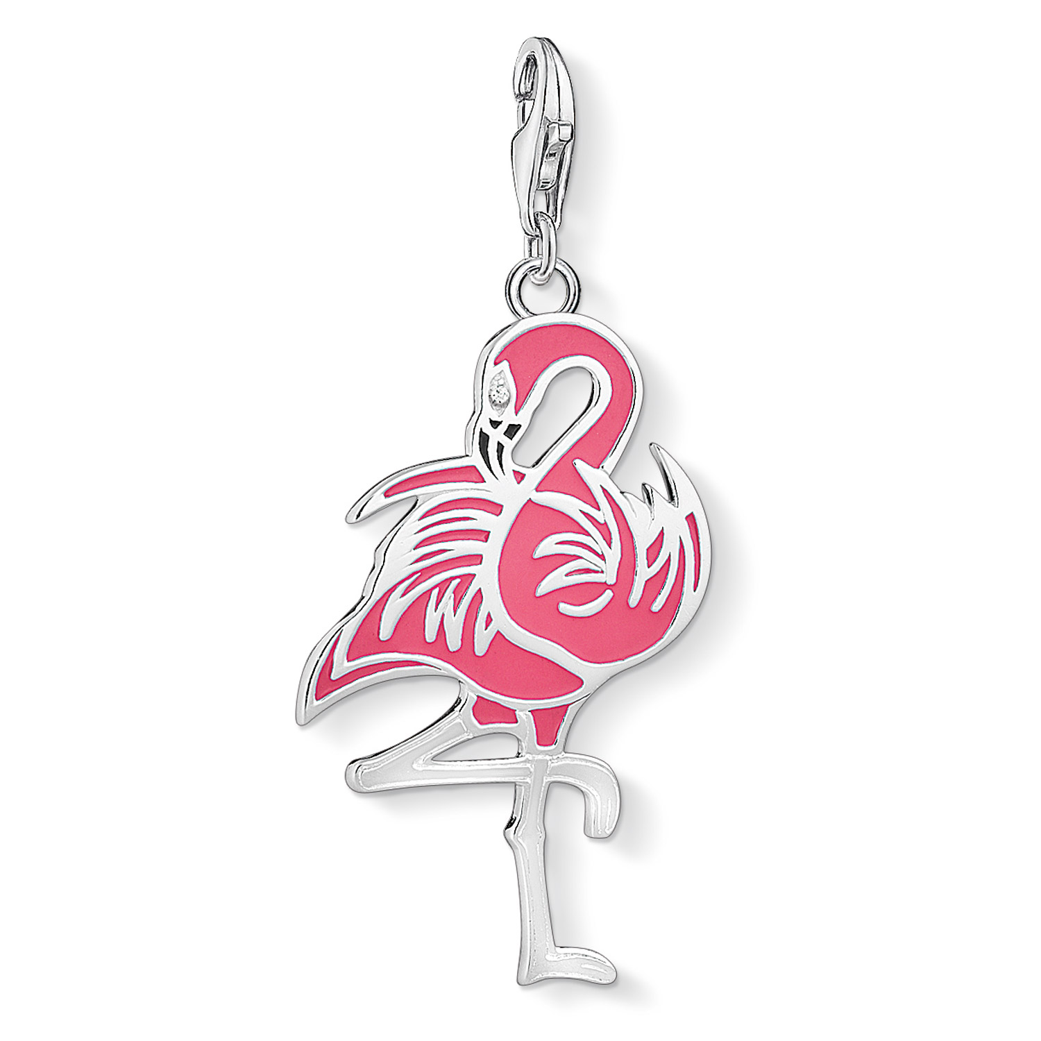 1519-041-9 Charm-Anhänger Flamingo Pink