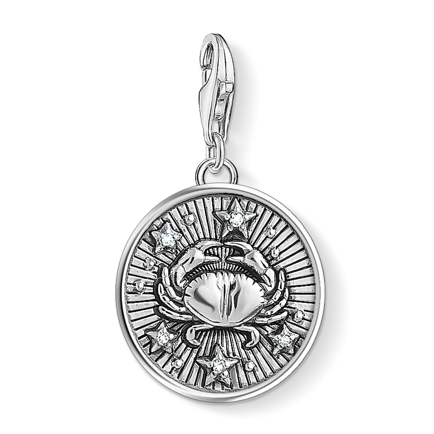 1643-643-21 Charm-Anhänger Sternzeichen Krebs