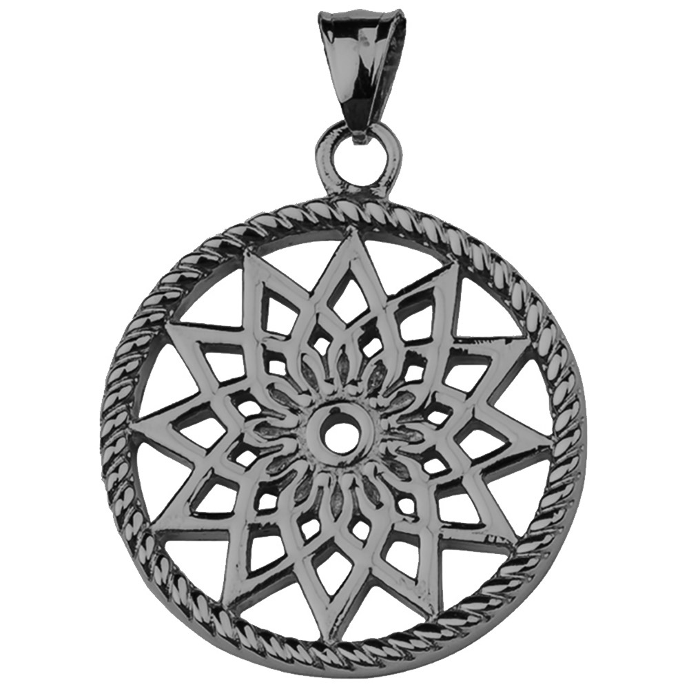 TF01SGR Ketten-Anhänger Stern Grau S