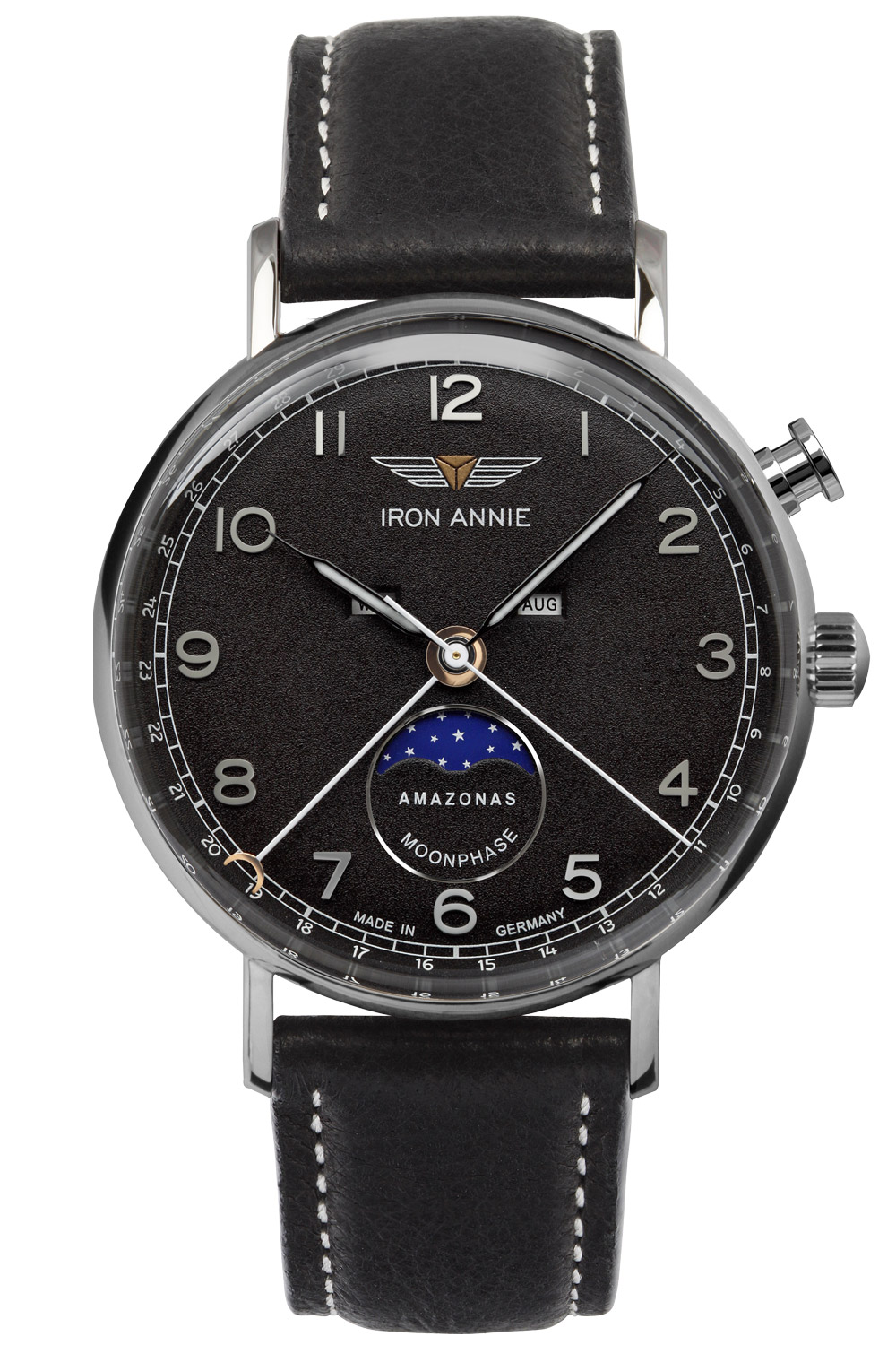 5976-2 Herrenarmbanduhr Amazonas Mondphase