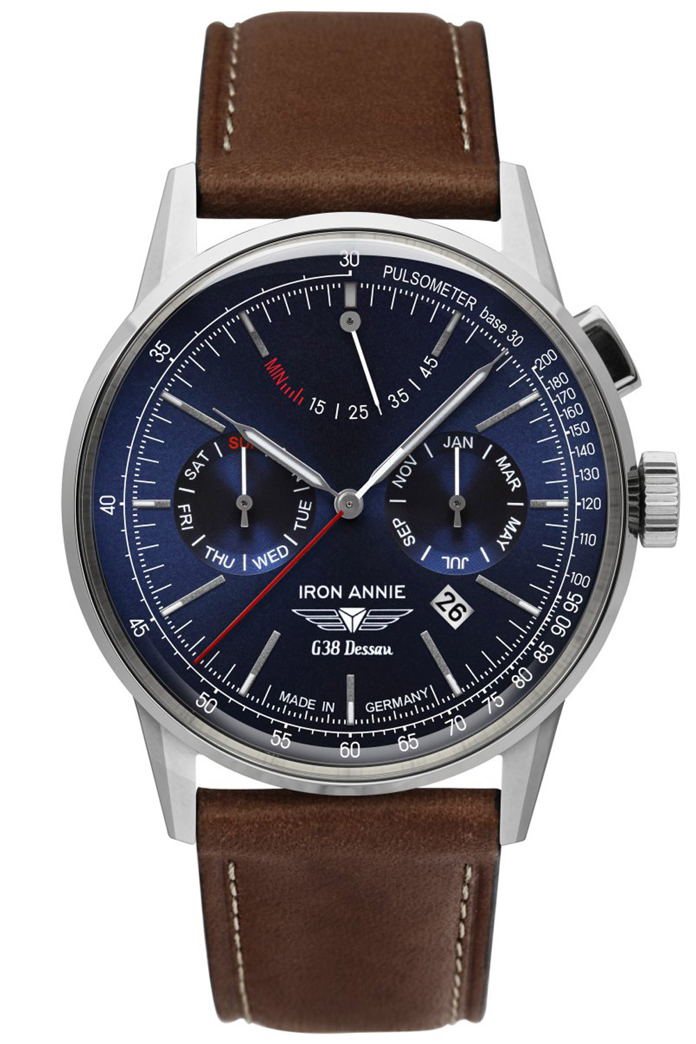 5362-3 Herrenuhr Automatik G38 Dessau Gangreserve