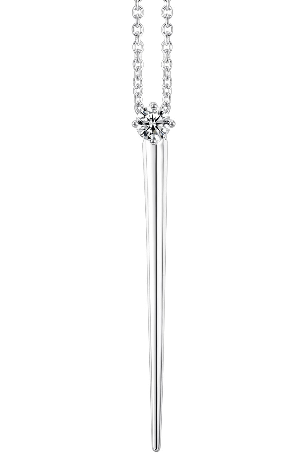 AN009-WW Silber-Halskette mit Anhänger