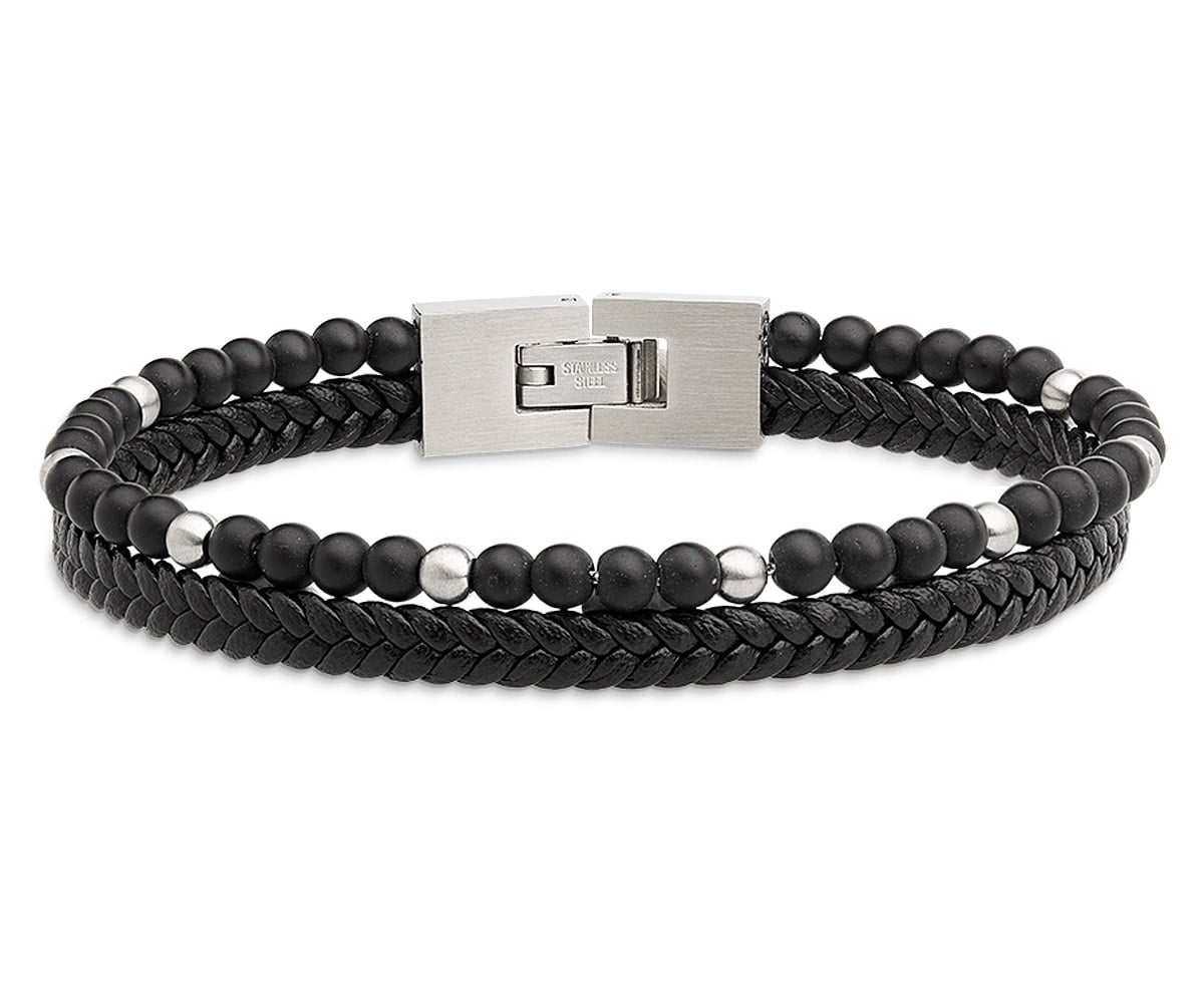 X4507 Herren-Armband Leather & More