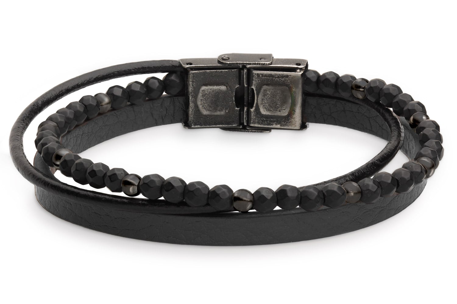 X4522 Herren-Armband Leather & More