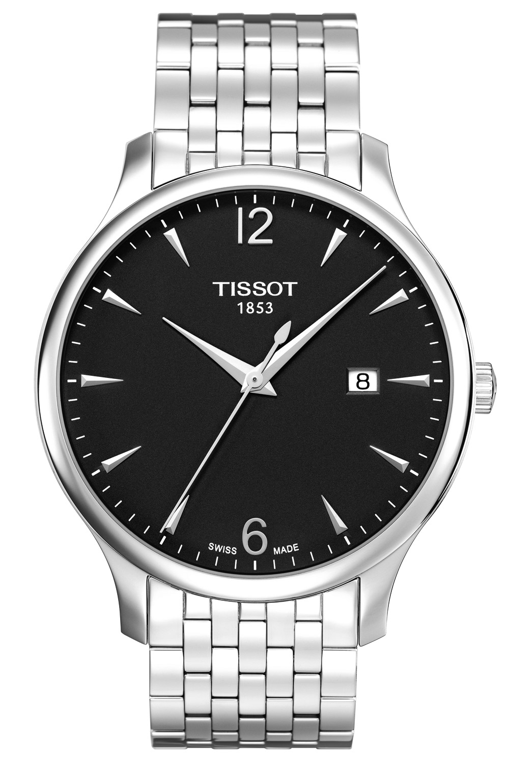 T063.610.11.057.00 Herrenuhr Tradition Stahl/Schwarz