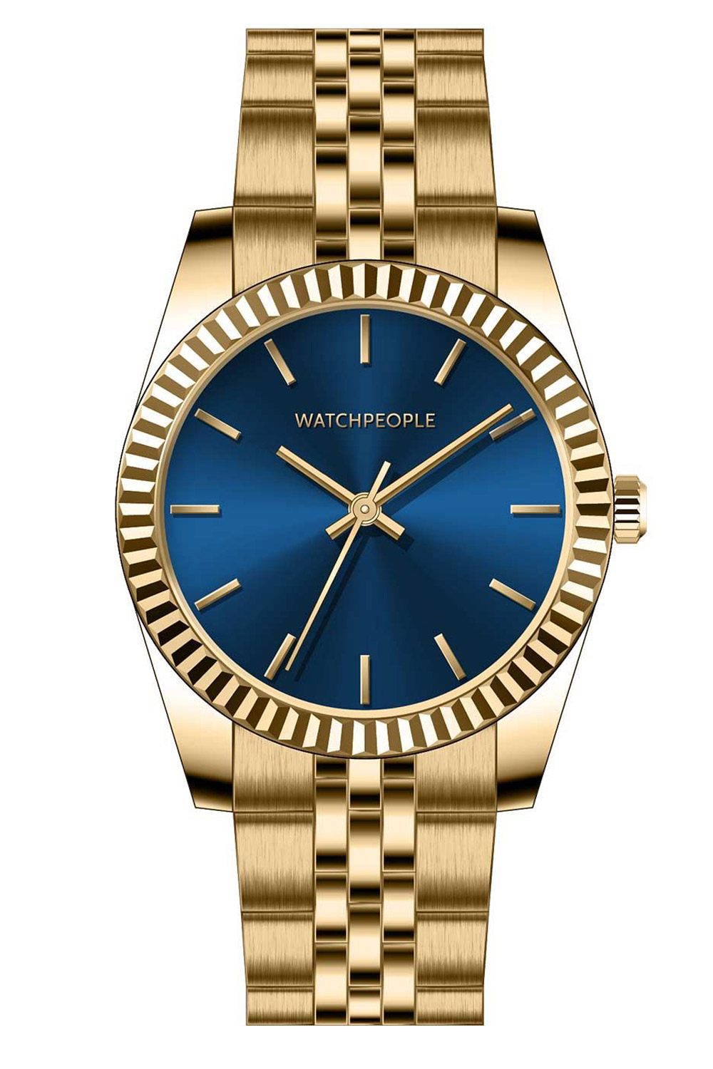 BSL041-01 Brown Sugar Damenuhr Grace Goldfarben/Blau