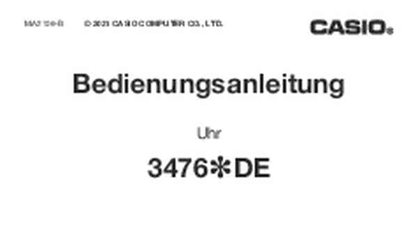 Benutzerhandbuch Casio WV-58R-1AEF