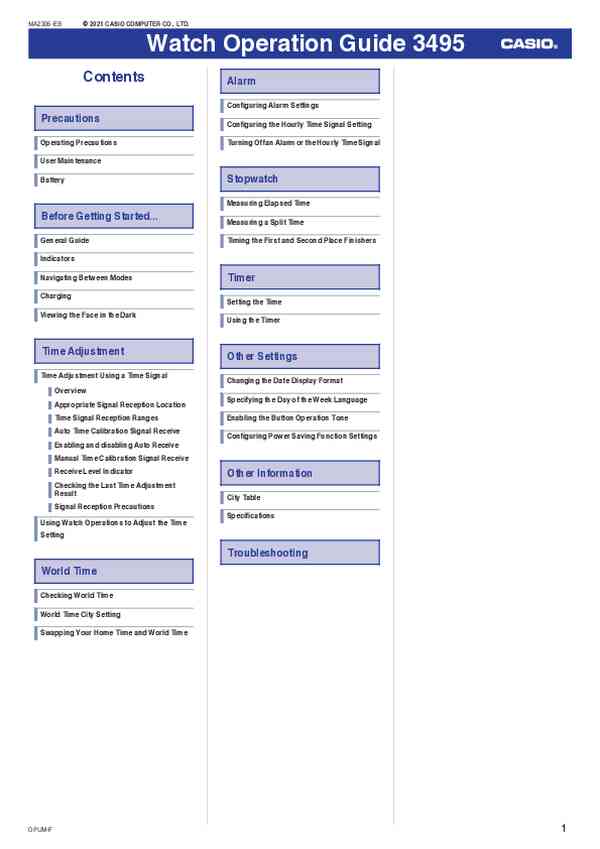 User manual Casio GW-M5610U-1ER