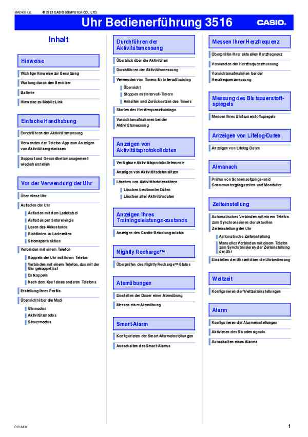 Benutzerhandbuch Casio DW-H5600-2ER