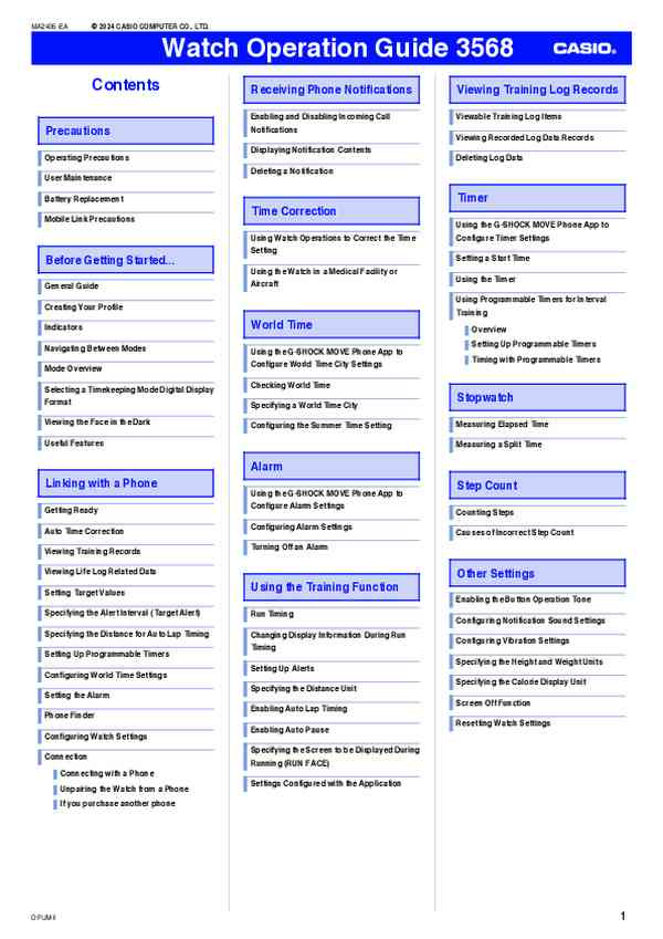 User manual Casio GBD-300-1ER
