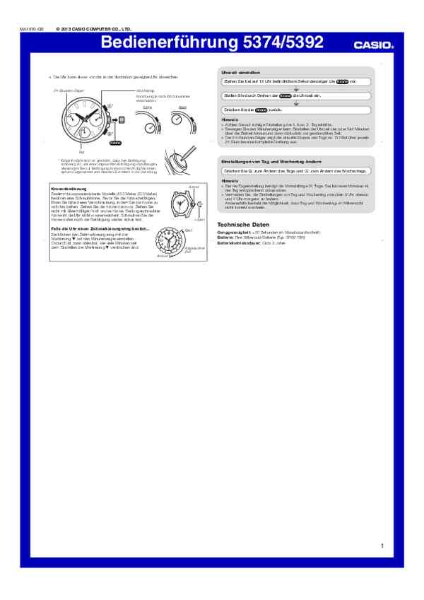 Benutzerhandbuch Casio MTP-1375PD-2A2VEF