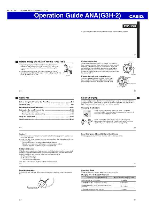 User manual Casio EFS-S510D-2AVUEF