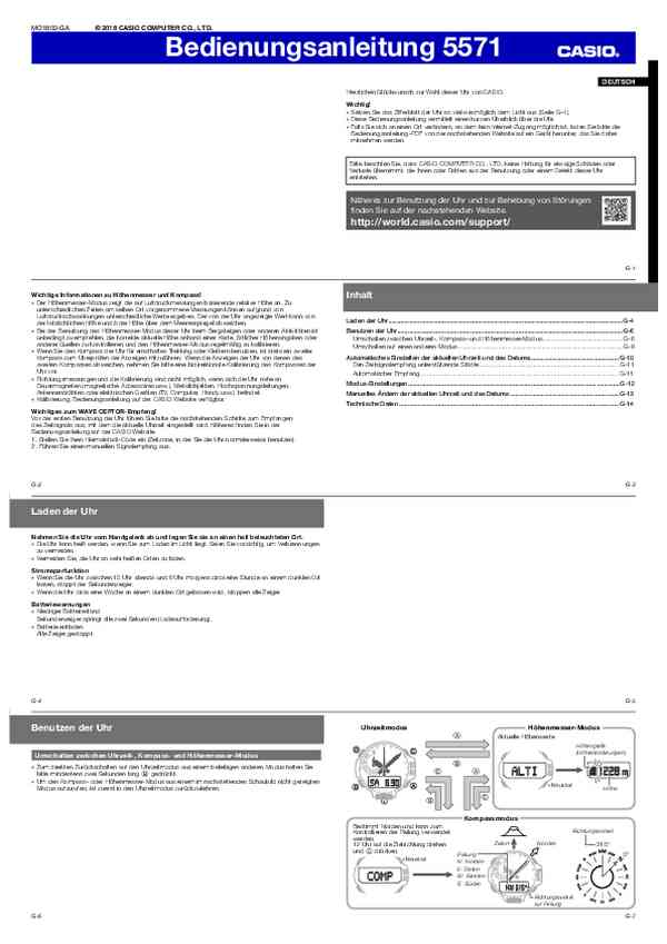 Benutzerleitfaden Casio PRW-6600YB-3ER